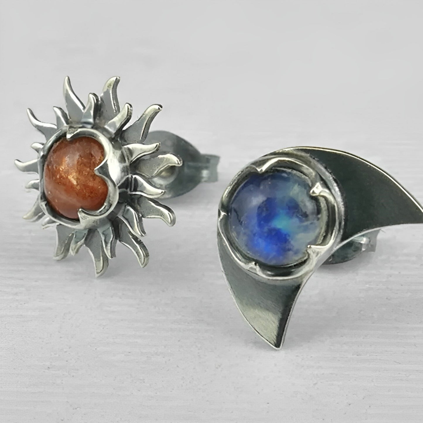 Marian – Earrings Sun and Moon