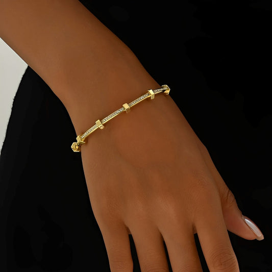 Amy – Bracelet shiny in gold