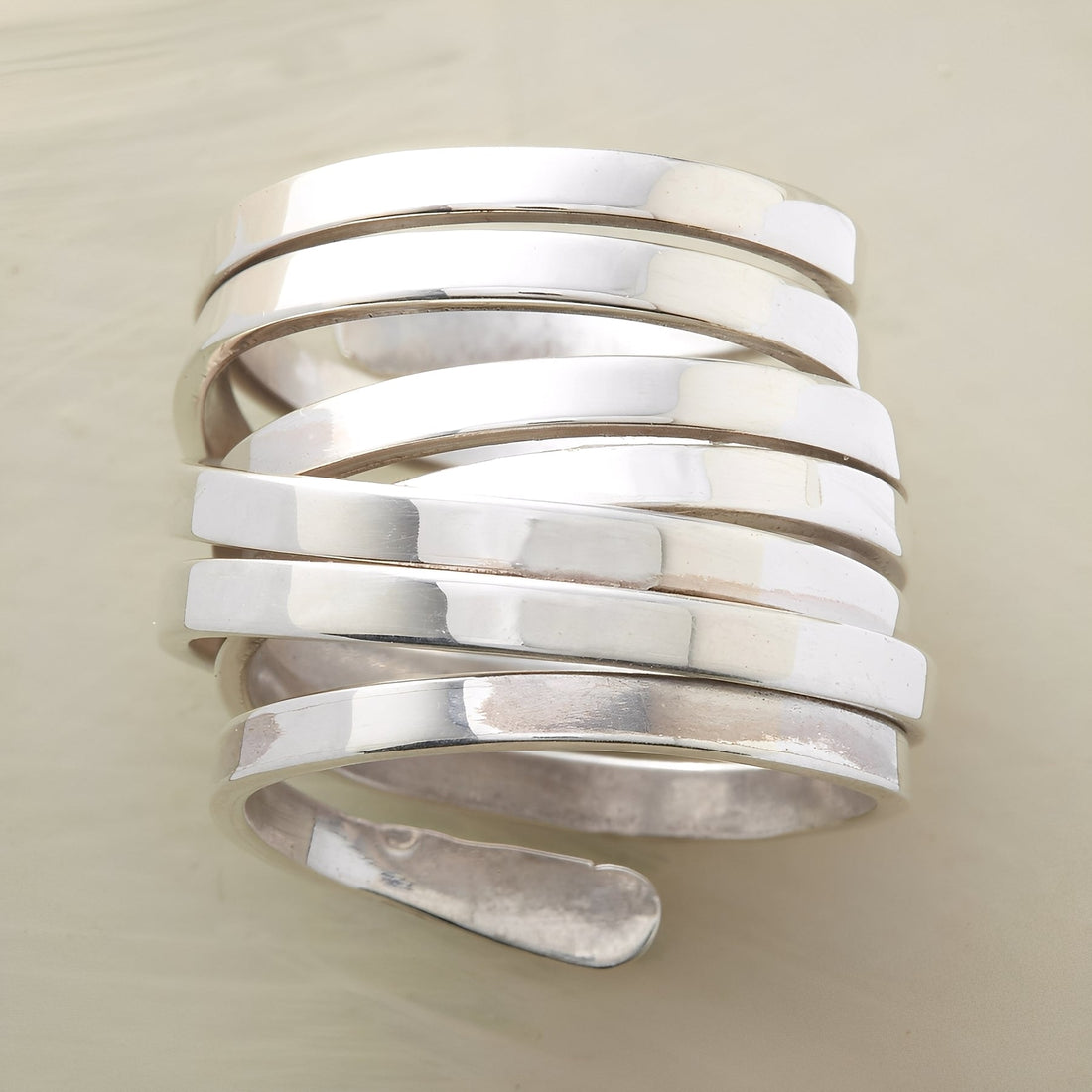 Trina – Wide Vintage Silver Ring