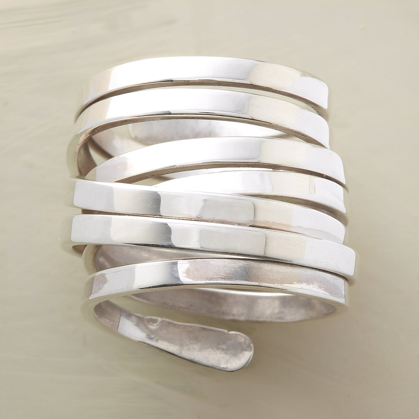 Trina – Wide Vintage Silver Ring