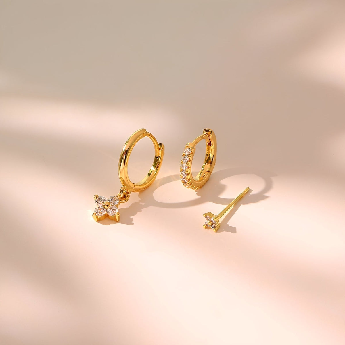 Selena – Earring Set with Clip Detail