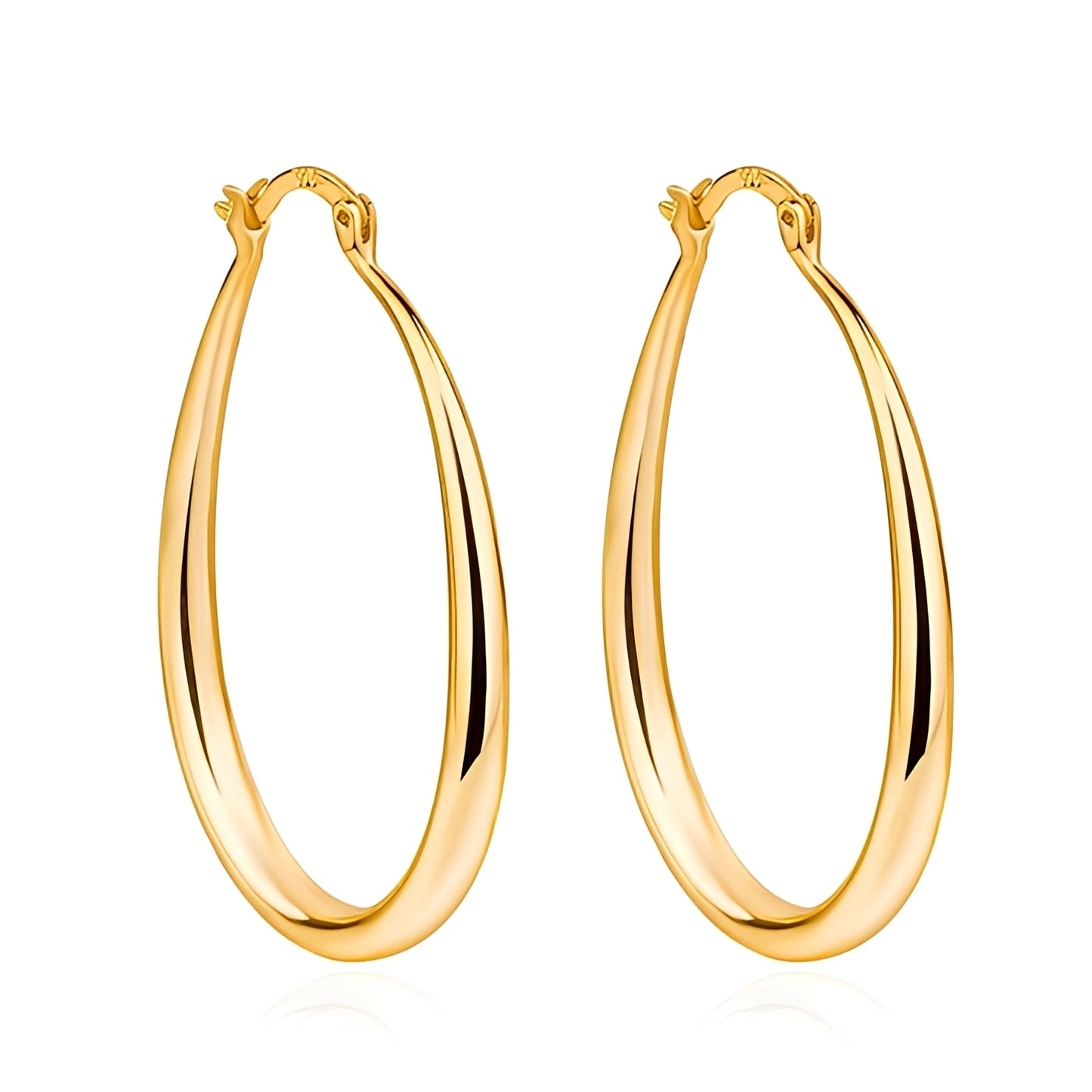 Elysse – Stylish Hoops in Gold