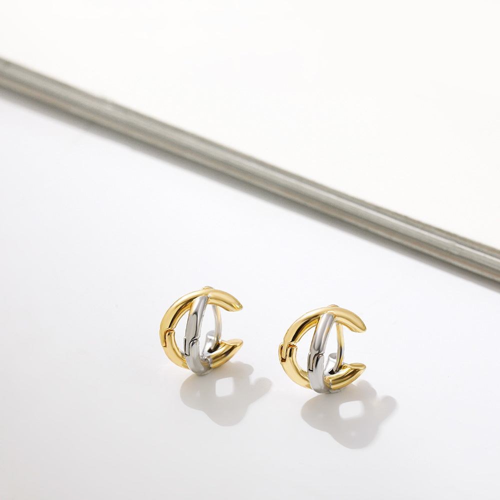 Nikka – Stylish Twisted Hoops