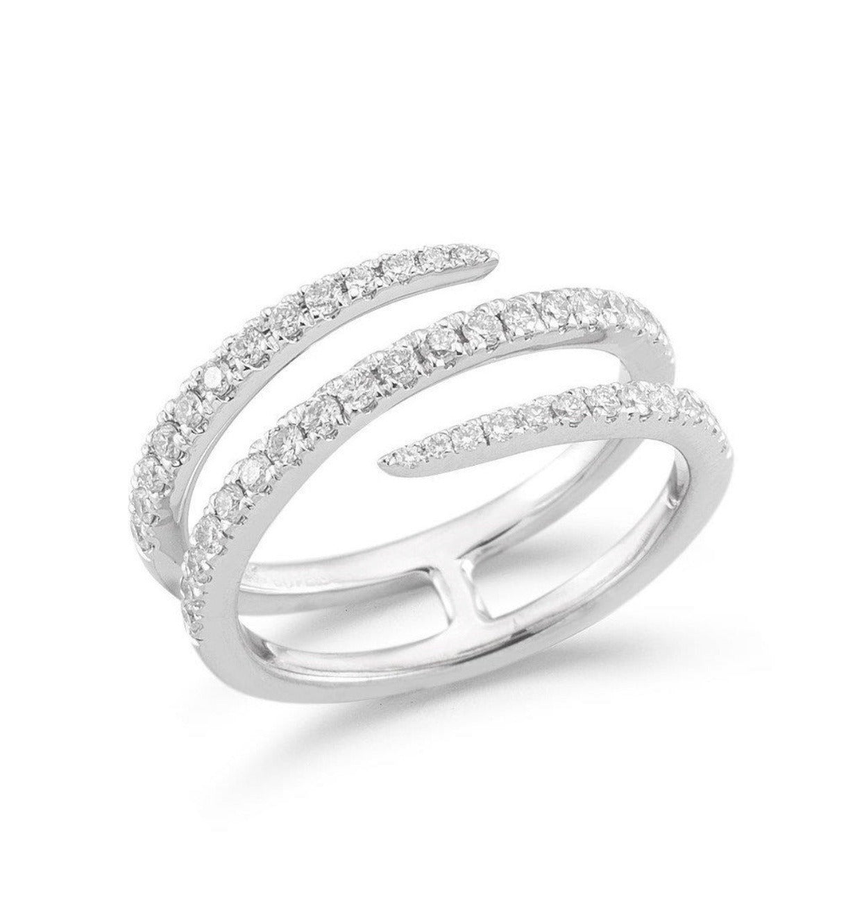 Ailee – Spiral Ring with Set Crystals