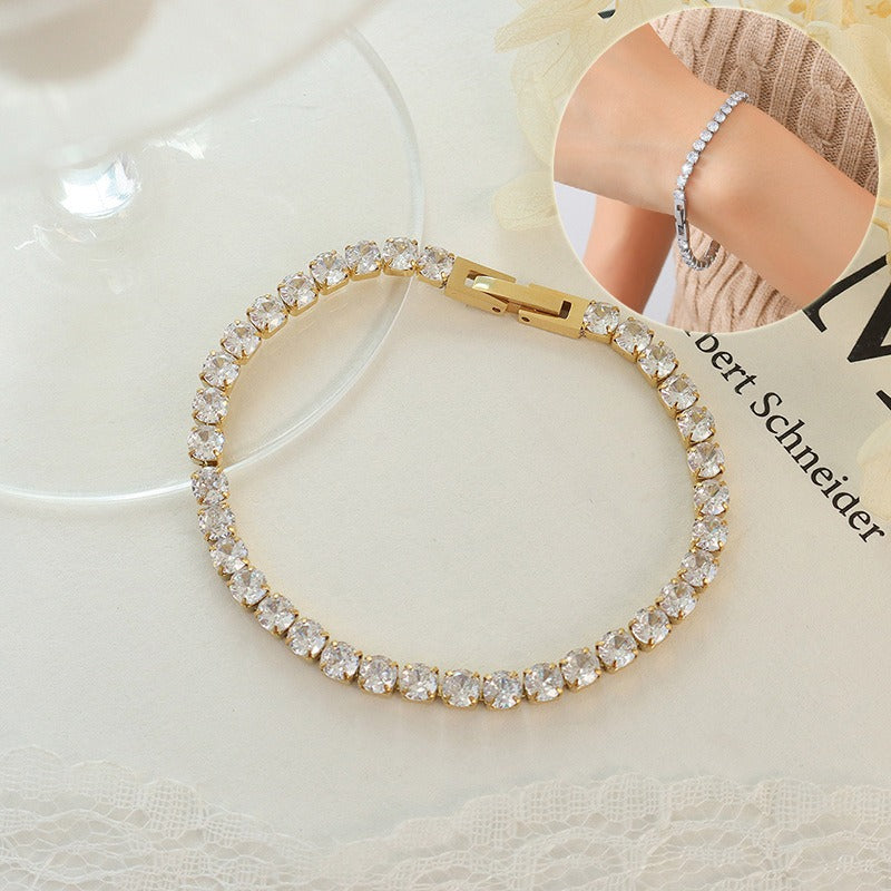 Zirea – Bracelet Chain Set with Zirconia
