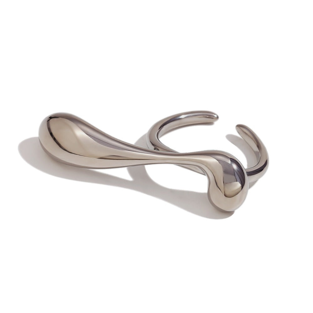 Holly – Open Ring with Irregular Water Drops