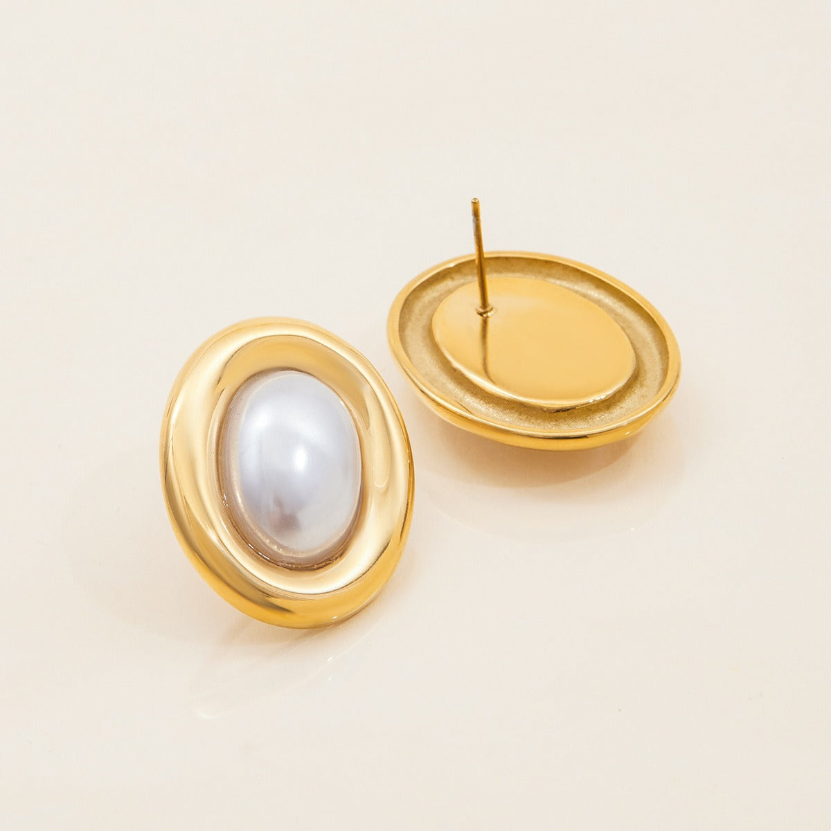 Colette – Vintage Pearl Earrings made of Stainless Steel