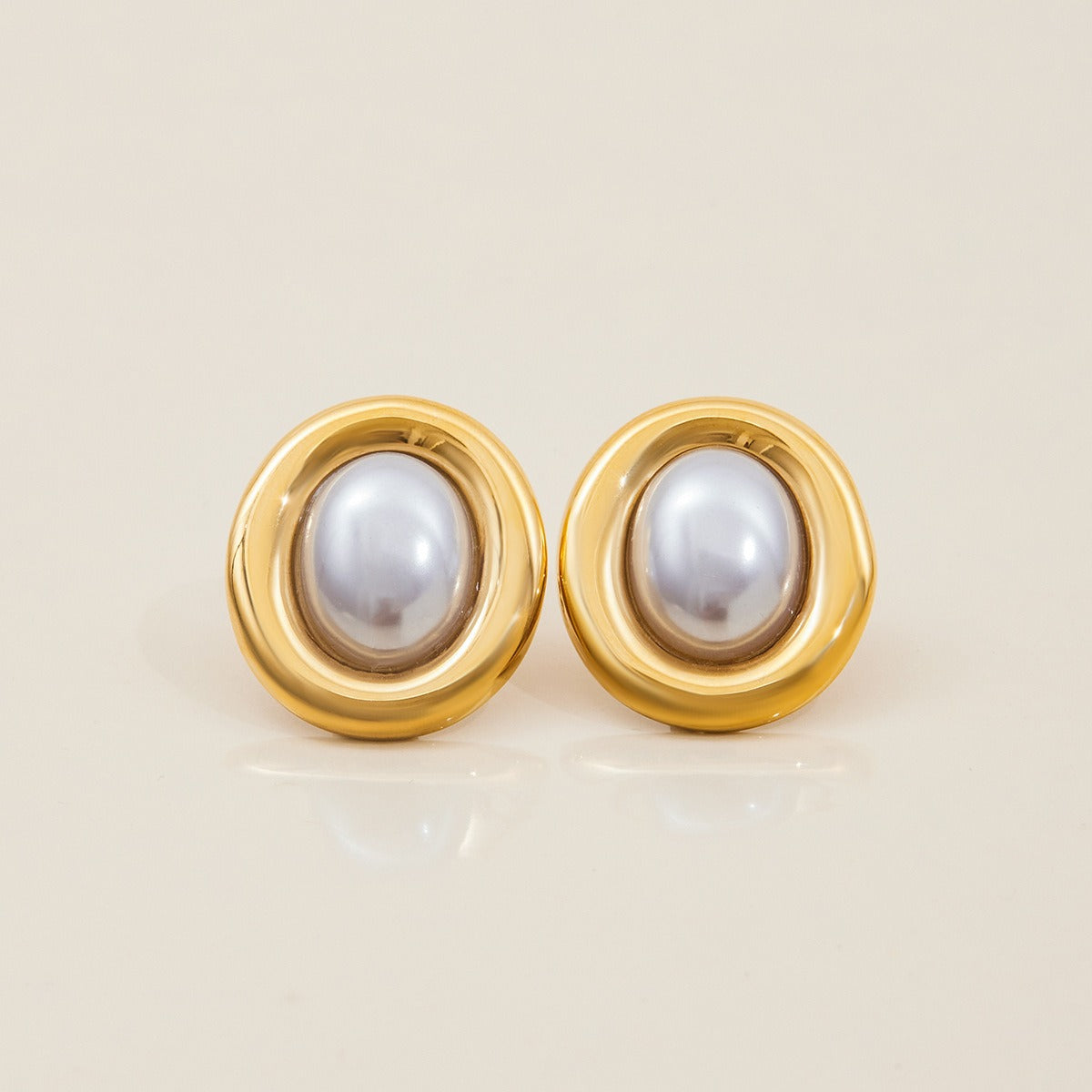 Colette – Vintage Pearl Earrings made of Stainless Steel
