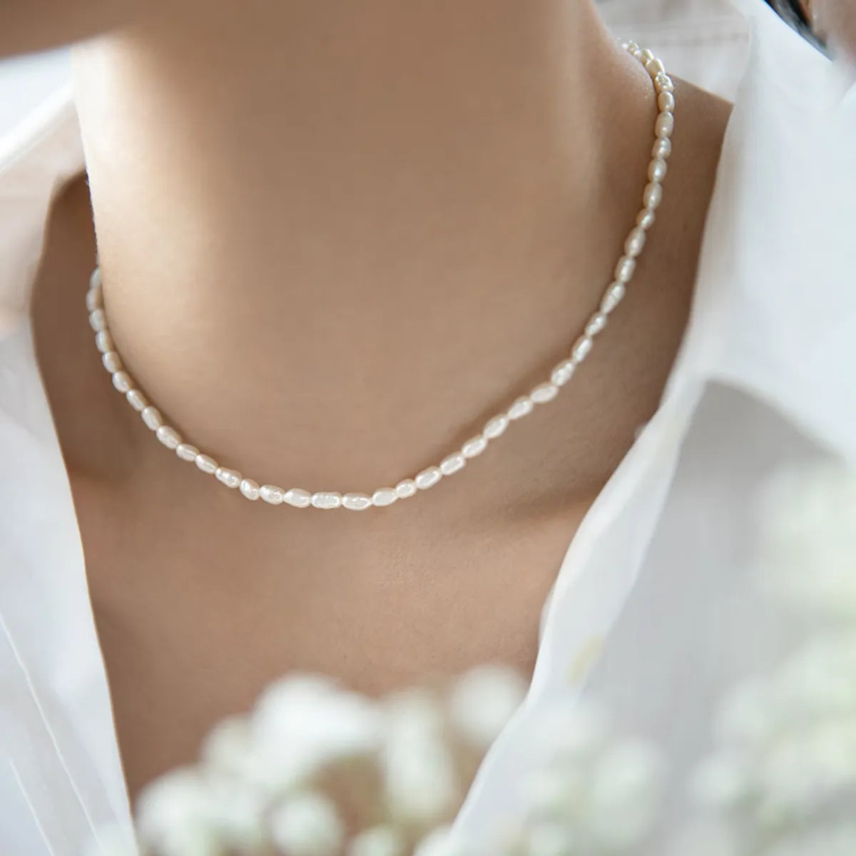 Olivia – Stylish Pearl Necklace