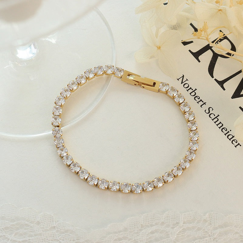 Zirea – Sparkling Chain Bracelet