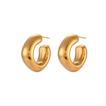 Amandine – Thick Hoop Earrings