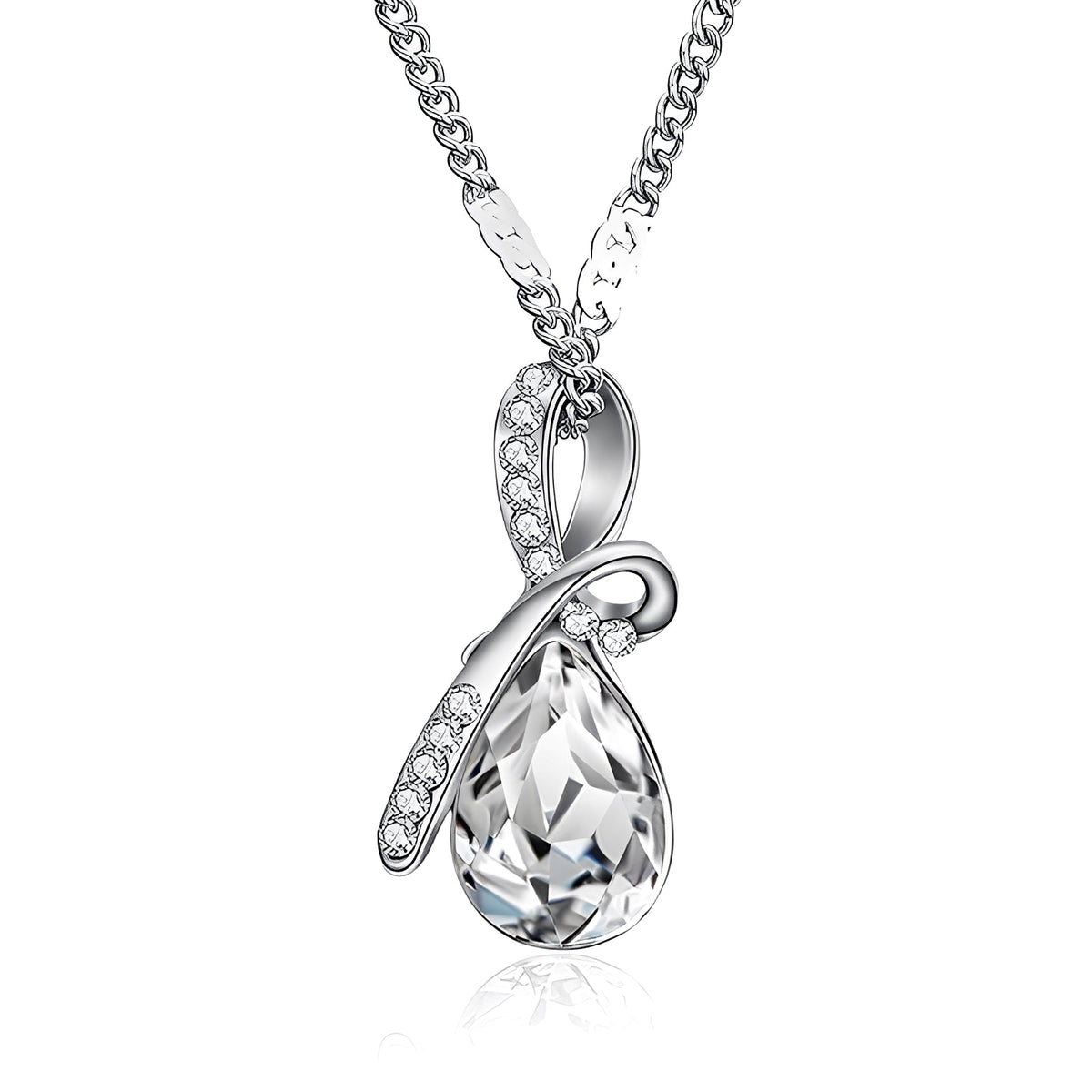 Pilar – Sparkling White Necklace