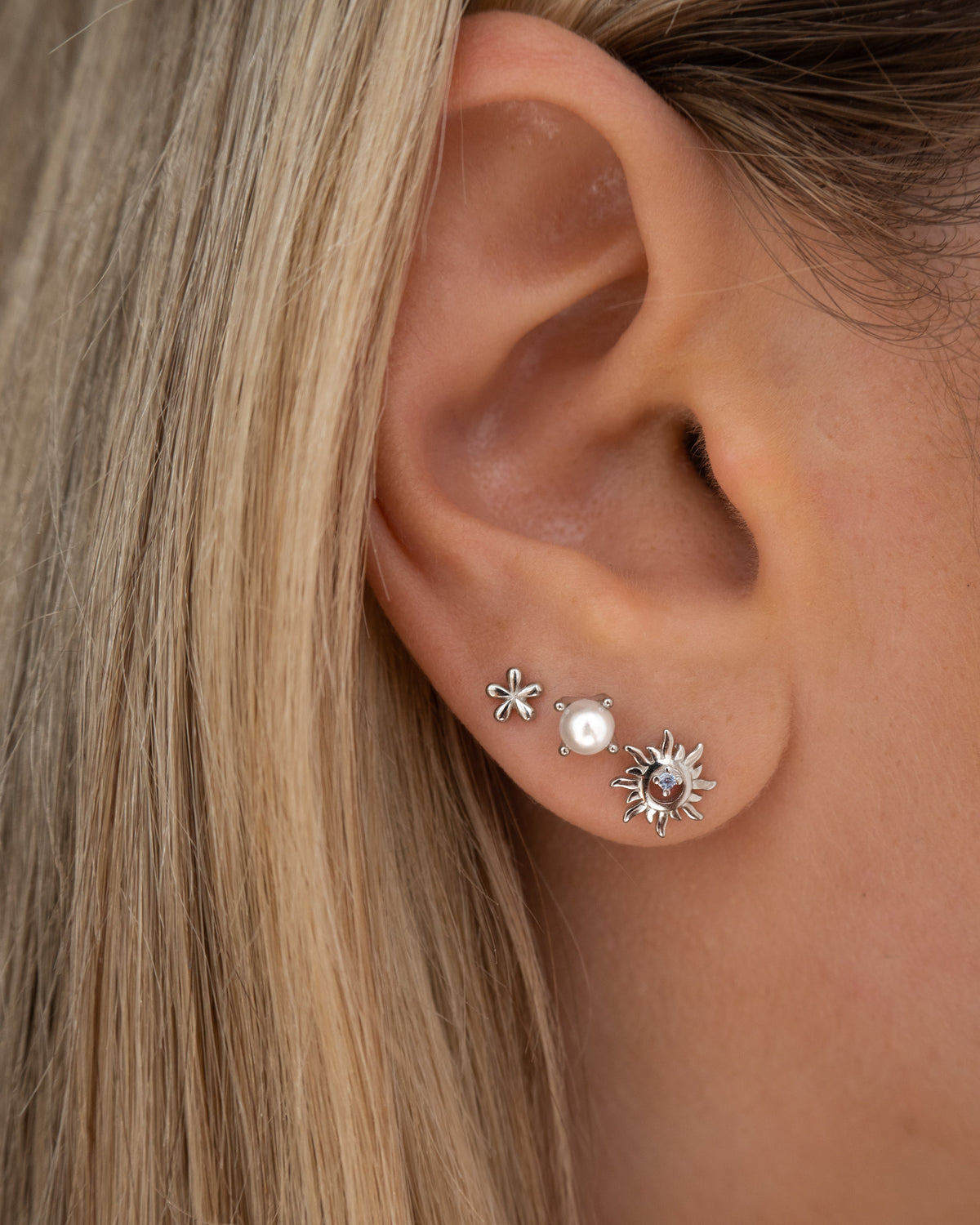 Mini Flower Stud Earrings