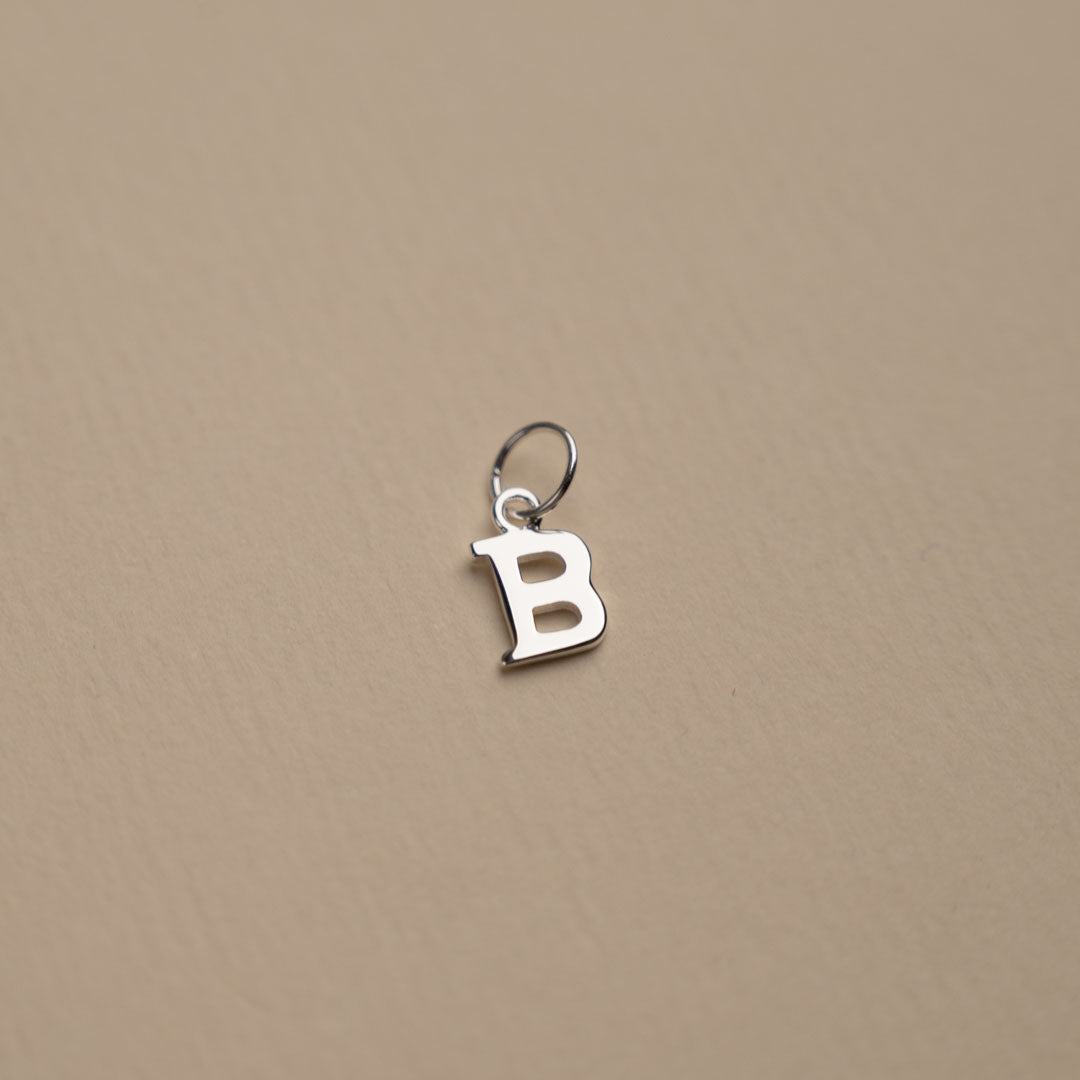 Nadia - Letter Silver Pendant