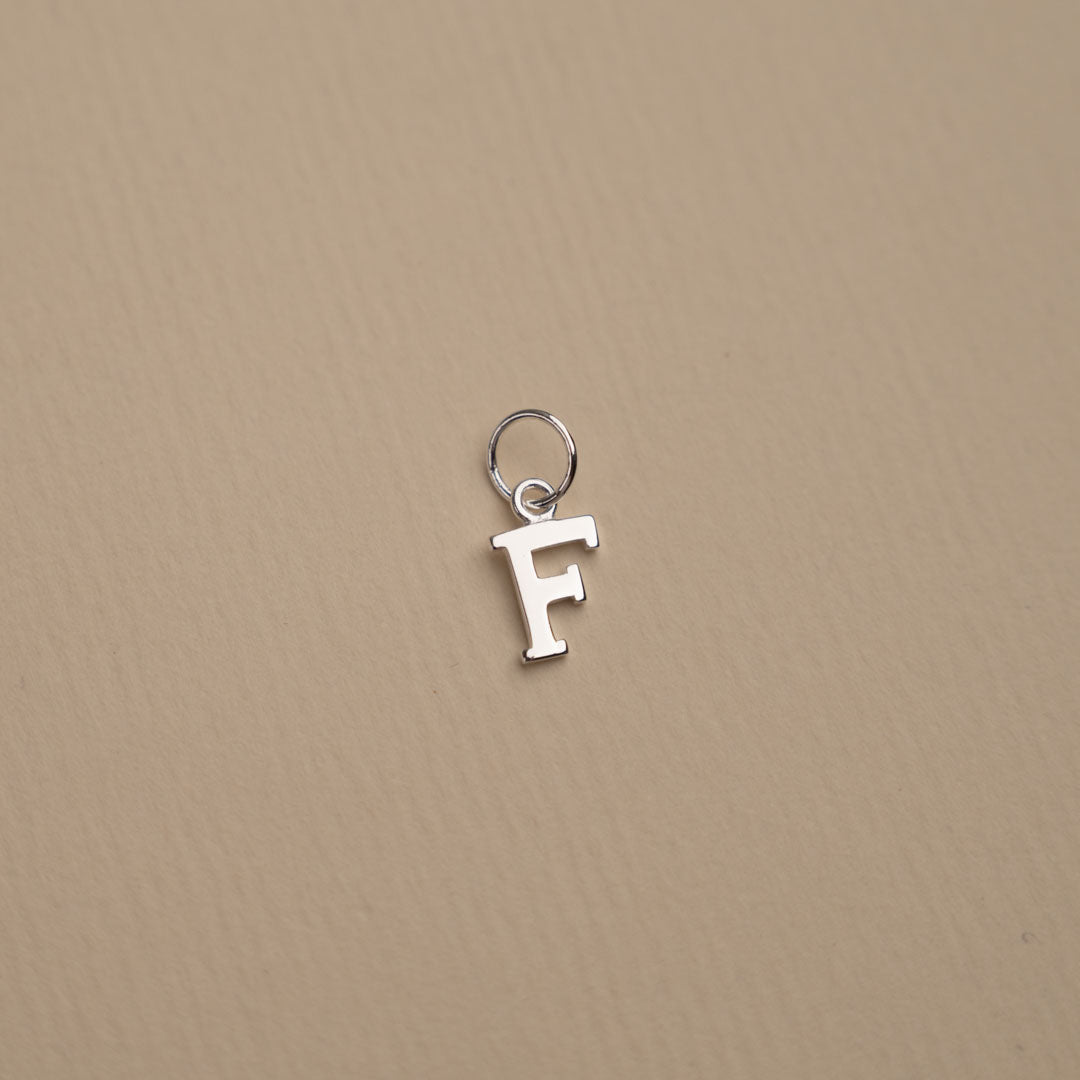 Nadia - Letter Silver Pendant