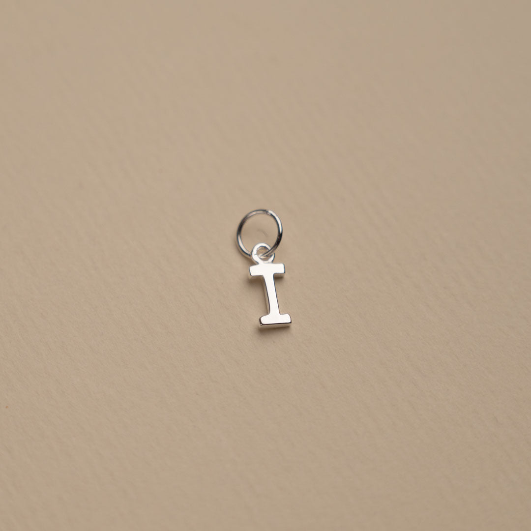 Nadia - Letter Silver Pendant