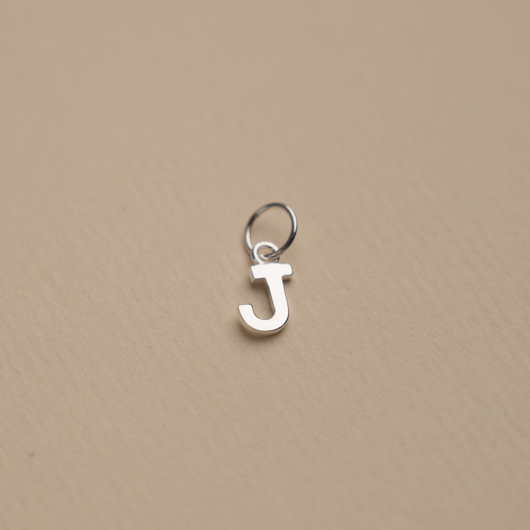 Nadia - Letter Silver Pendant
