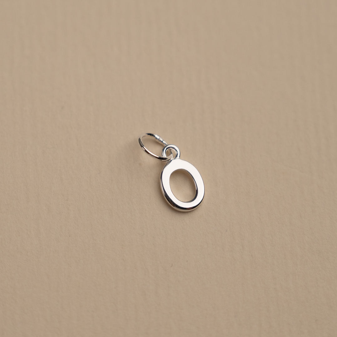 Nadia - Letter Silver Pendant