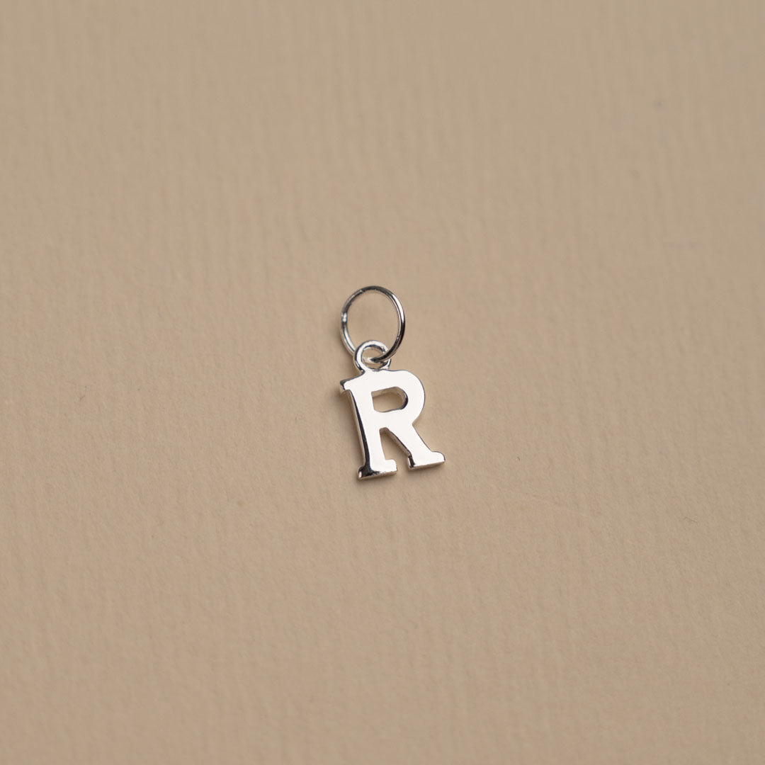 Nadia - Letter Silver Pendant