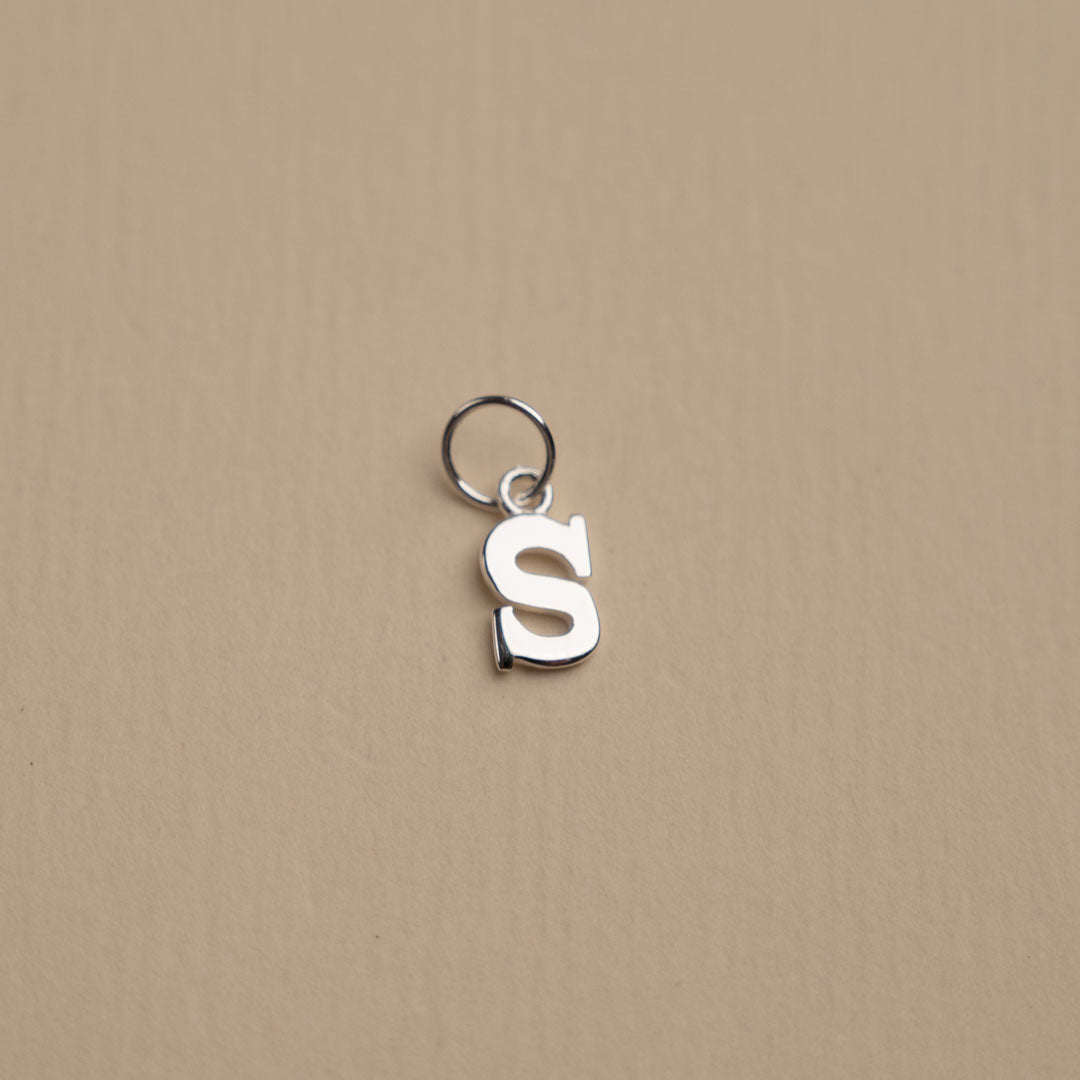 Nadia - Letter Silver Pendant