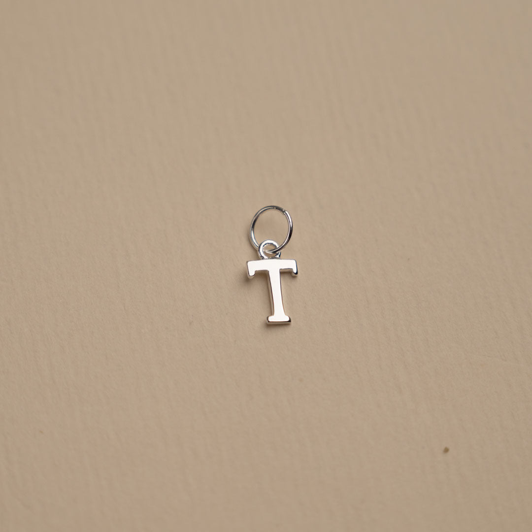 Nadia - Letter Silver Pendant