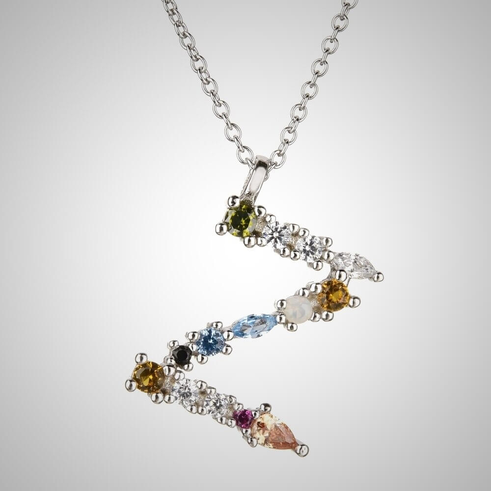 Nerina – Shiny Initial Necklace