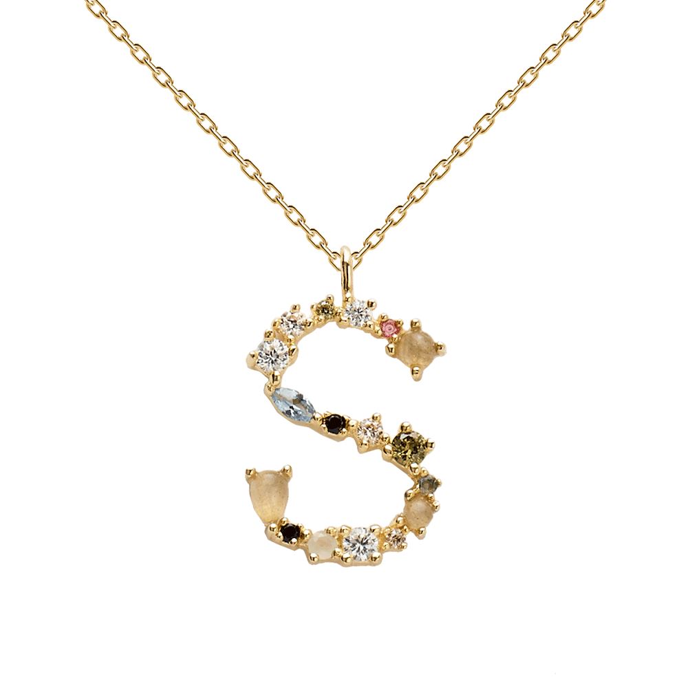 Nerina – Shiny Initial Necklace
