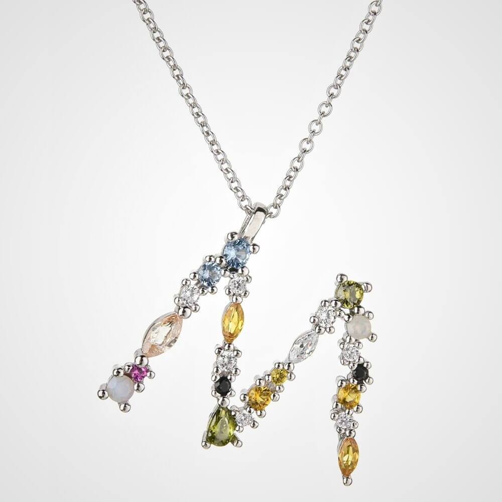 Nerina – Shiny Initial Necklace