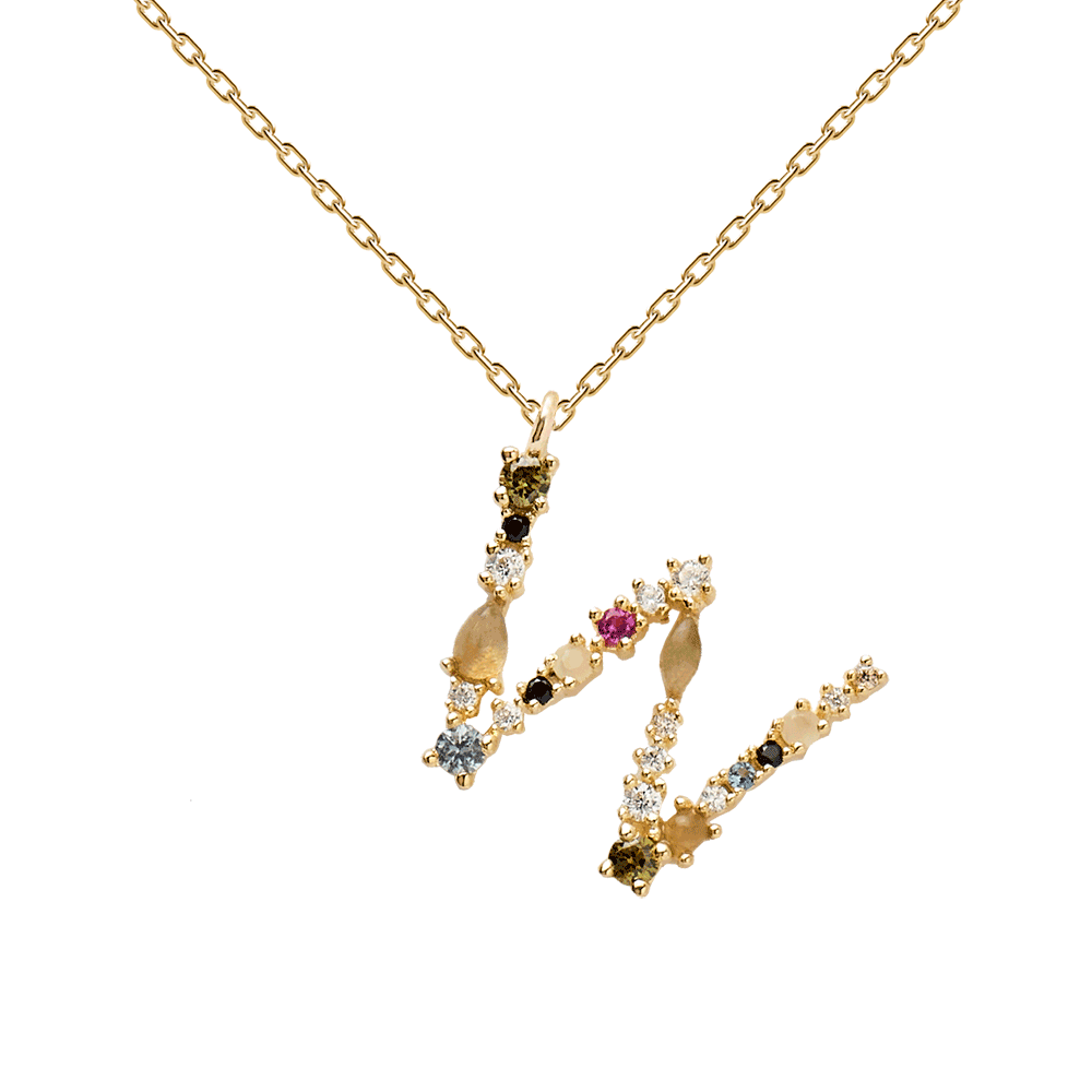 Nerina – Shiny Initial Necklace