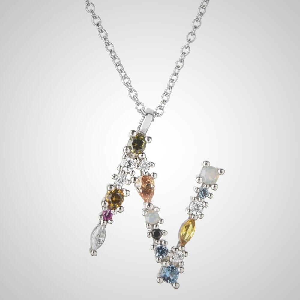 Nerina – Shiny Initial Necklace