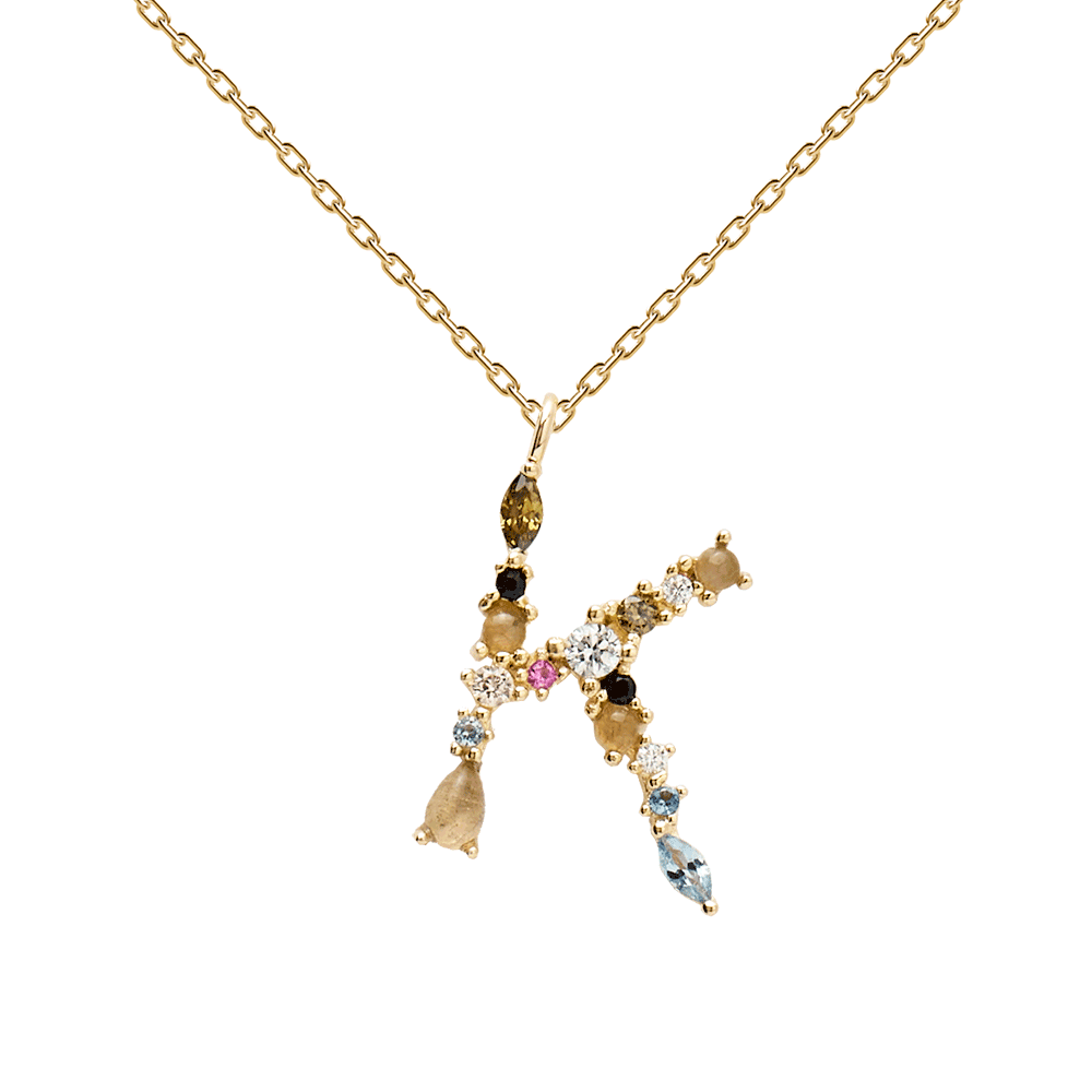 Nerina – Shiny Initial Necklace