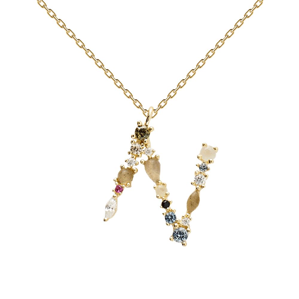 Nerina – Shiny Initial Necklace