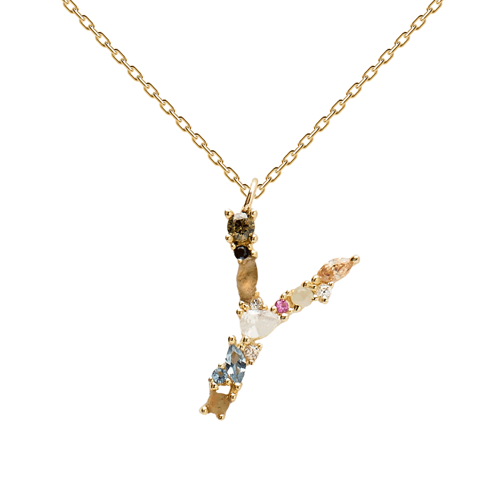 Nerina – Shiny Initial Necklace