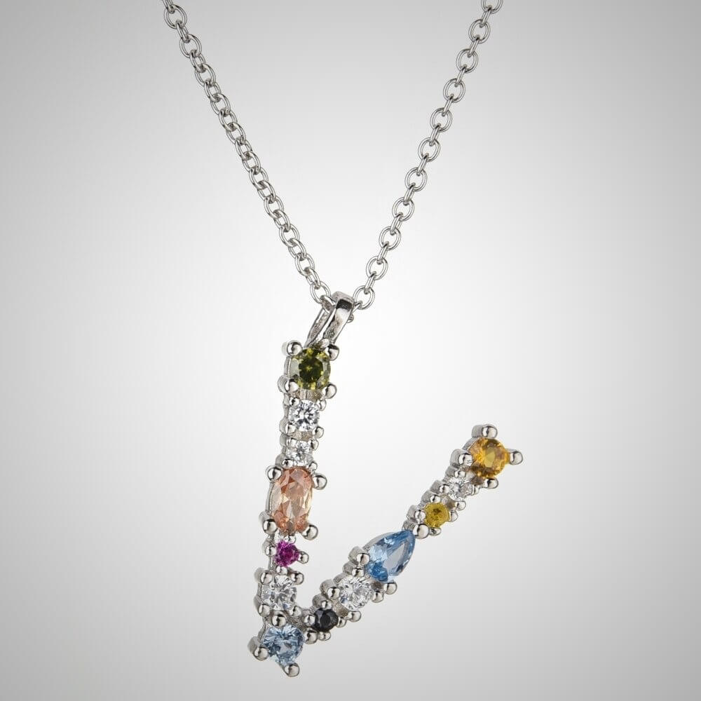 Nerina – Shiny Initial Necklace