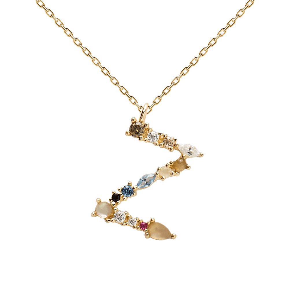 Nerina – Shiny Initial Necklace