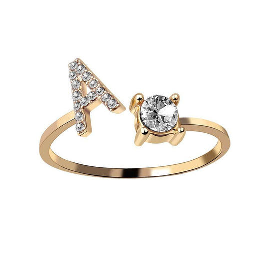 Nyla – Initial Ring with Zirconia