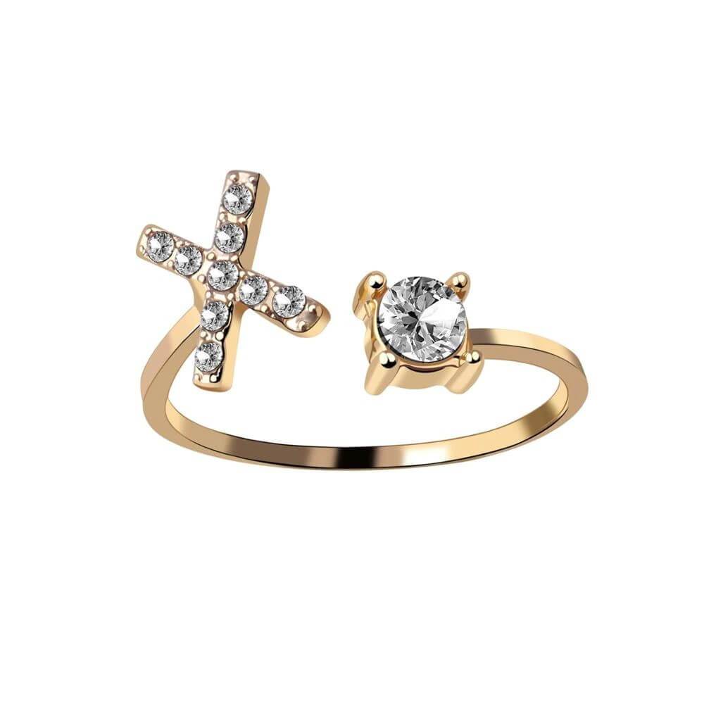 Nyla – Initial Ring with Zirconia