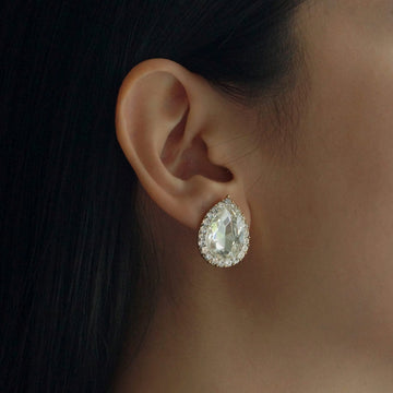 Lucy - Pear-Shaped Stud Earrings