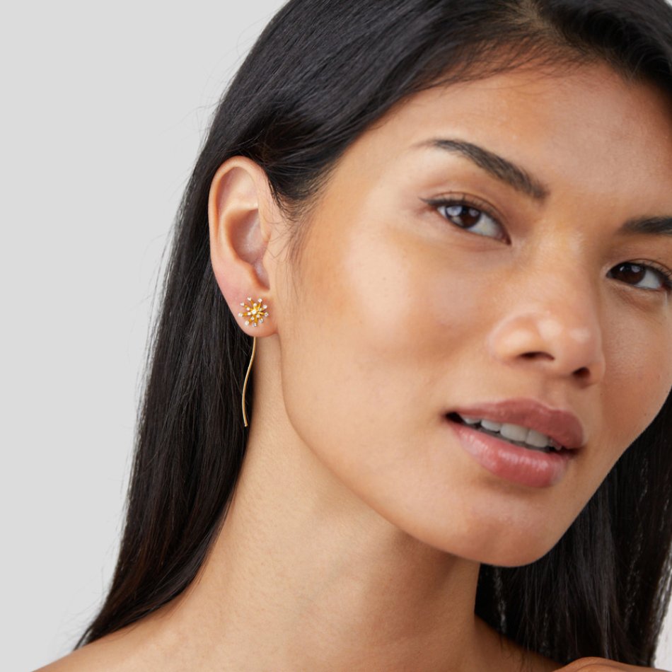 Wish for Something – Dandelion Earrings