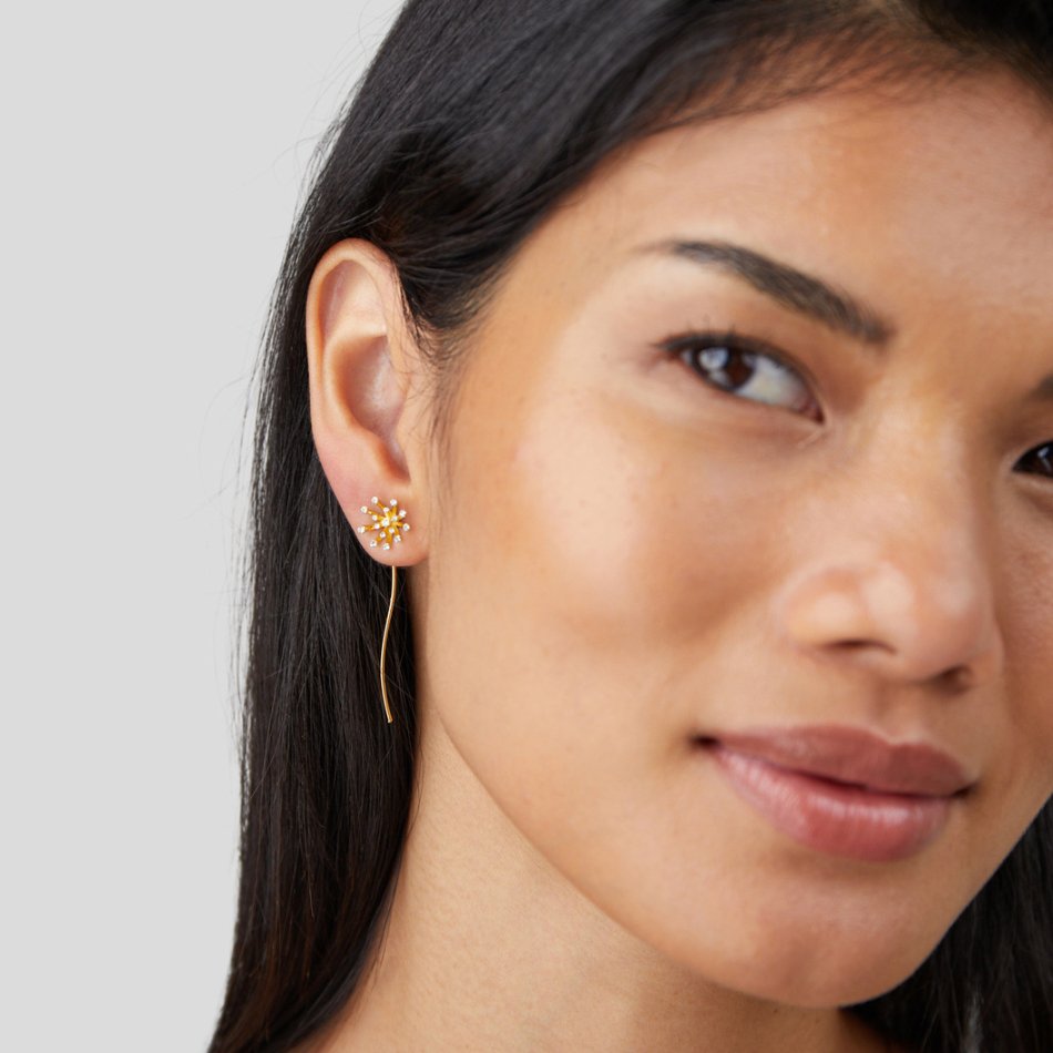 Wish for Something – Dandelion Earrings