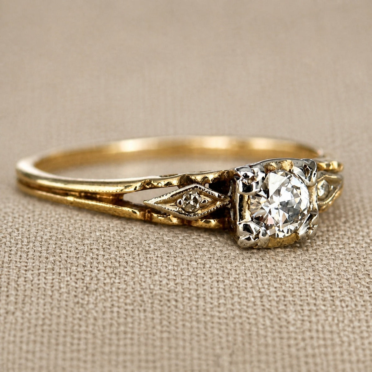Women’s Fine Stacking Ring with Classic Band Design