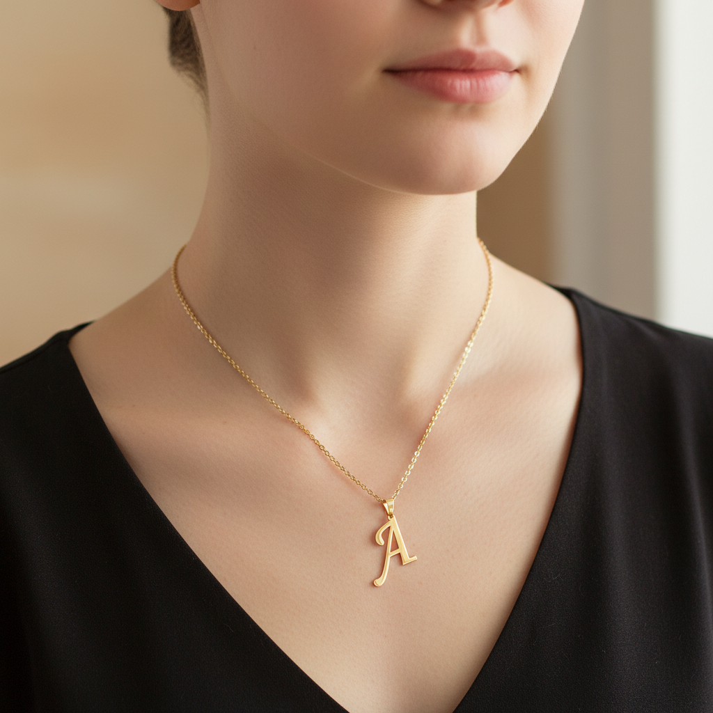 Alessia – Necklace with Initials 26 Letters