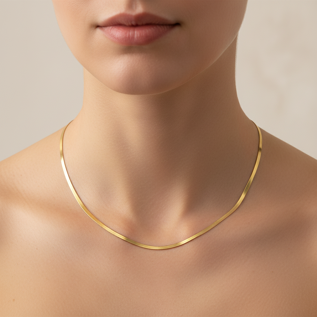 Selene – Stylish Snake Chain Choker Necklace