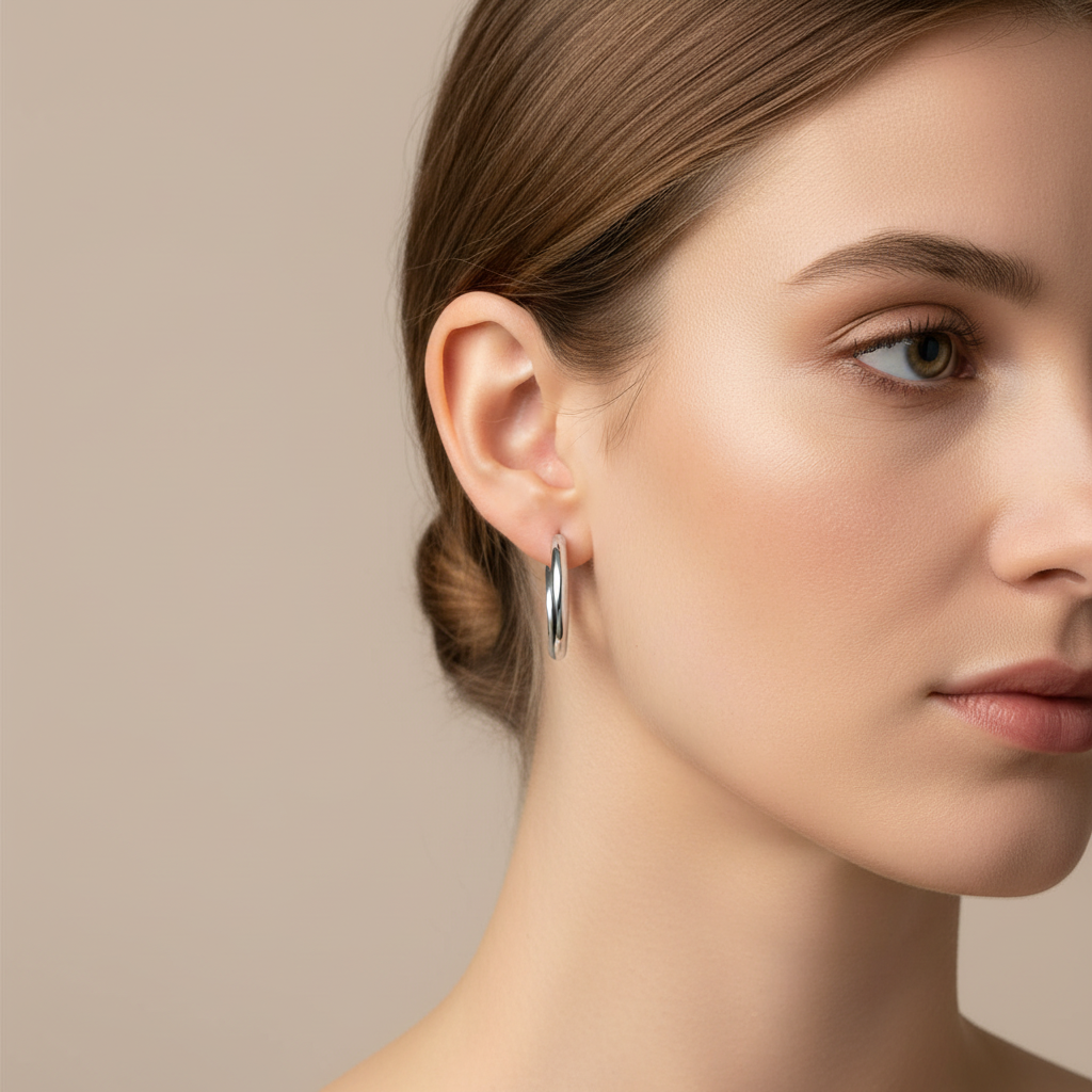 Celia – Stylish Gold Hoops
