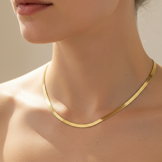 Naomie – Choker Necklace Snake Chain