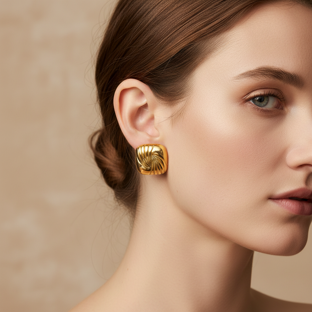 Kaia – Geometric Pins made of Titanium Steel