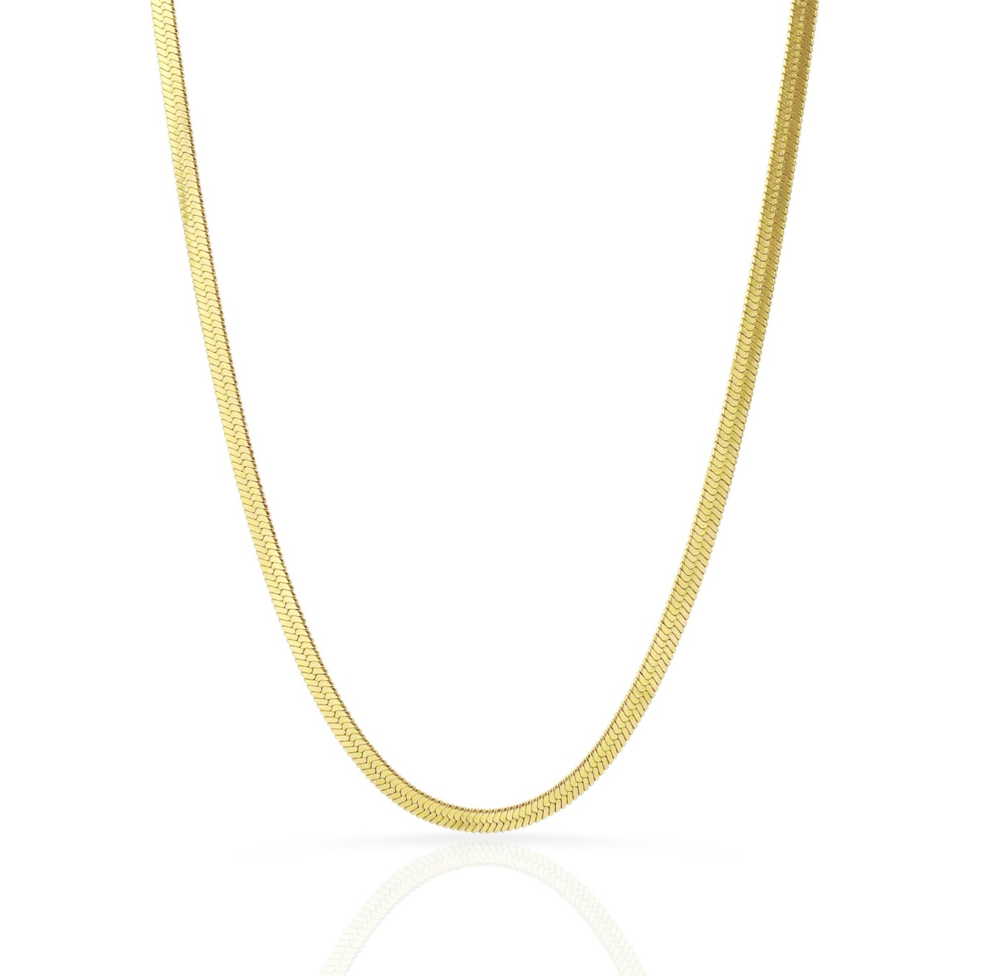Lucienne - Elegant Gold Necklace in Snake Design