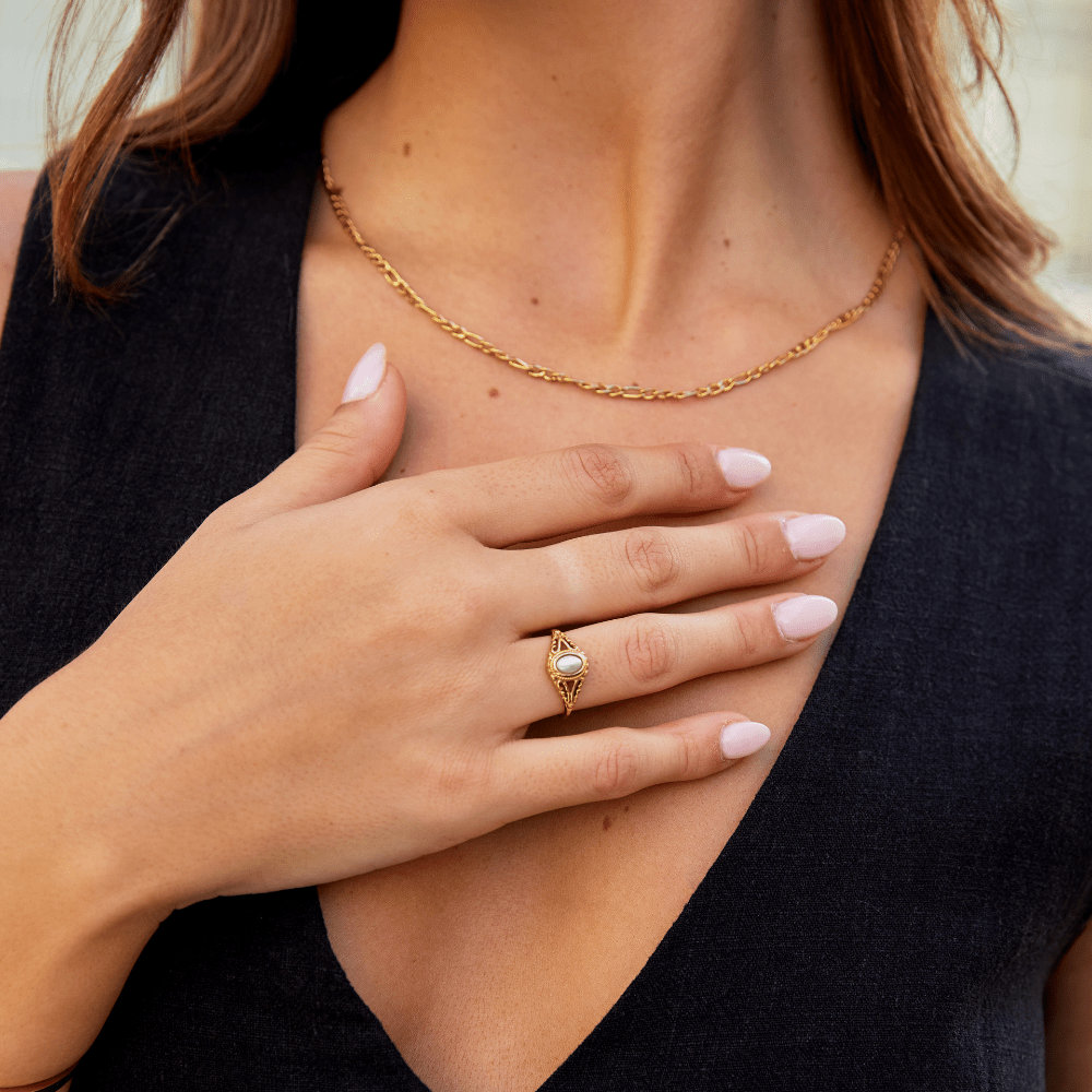 Ophelia – Vintage Royal Pearl Ring
