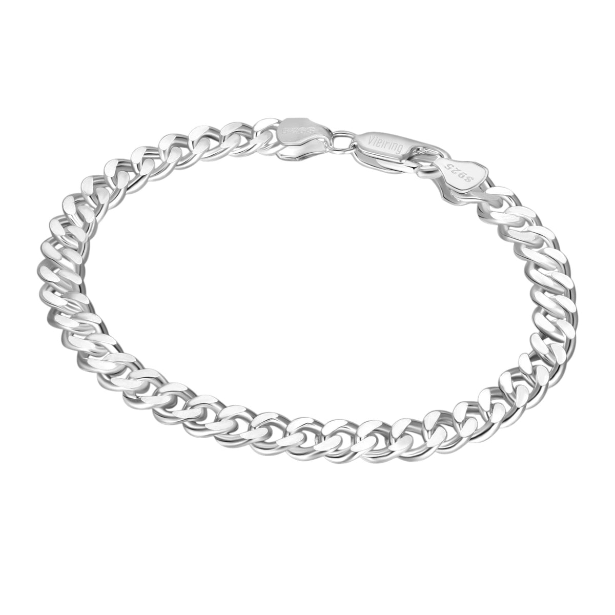 Women’s Chain Bracelet with Wide Links and Classic Design